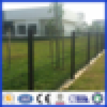 2015 hot sell high quality lowest price galvanized 3V folds welded mesh fence with post